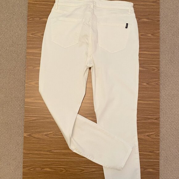 Buffalo David Bitton Leilah Semi Hi Rise Skinny Pant in White Size 29 - Picture 2 of 7